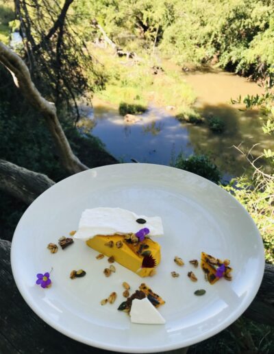Kapama recipe Amarula mango parfait meringues