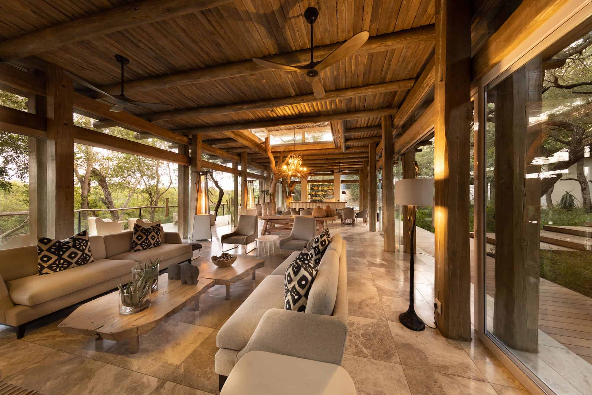 Kapama Karula lounge area