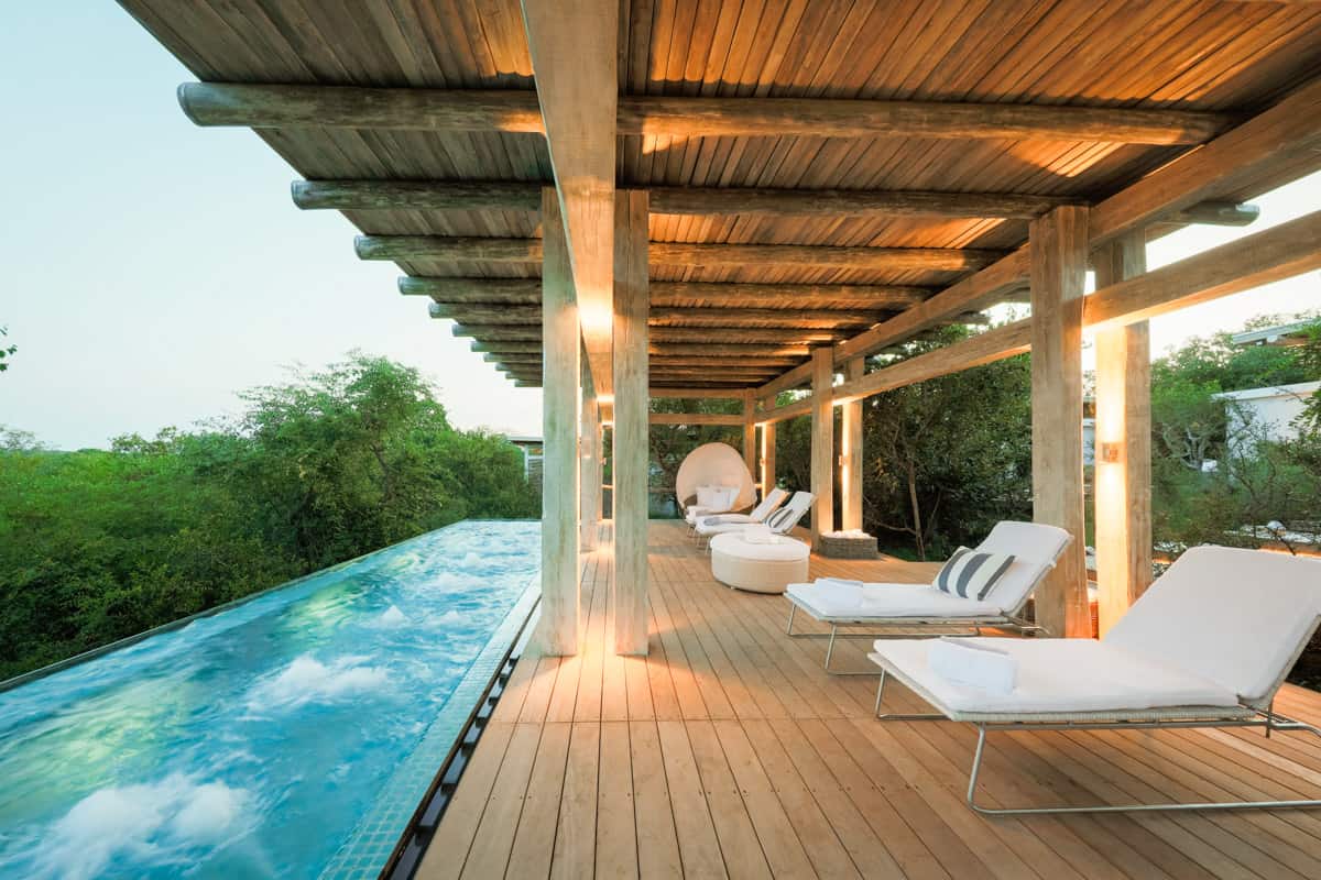 Kapama Karula Spa Wellness Centre Jet Pool Loungers