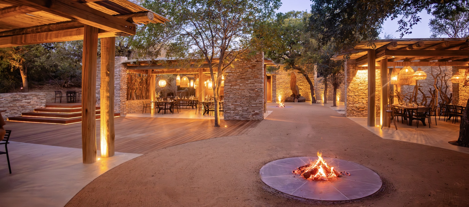 River lodge boma fire