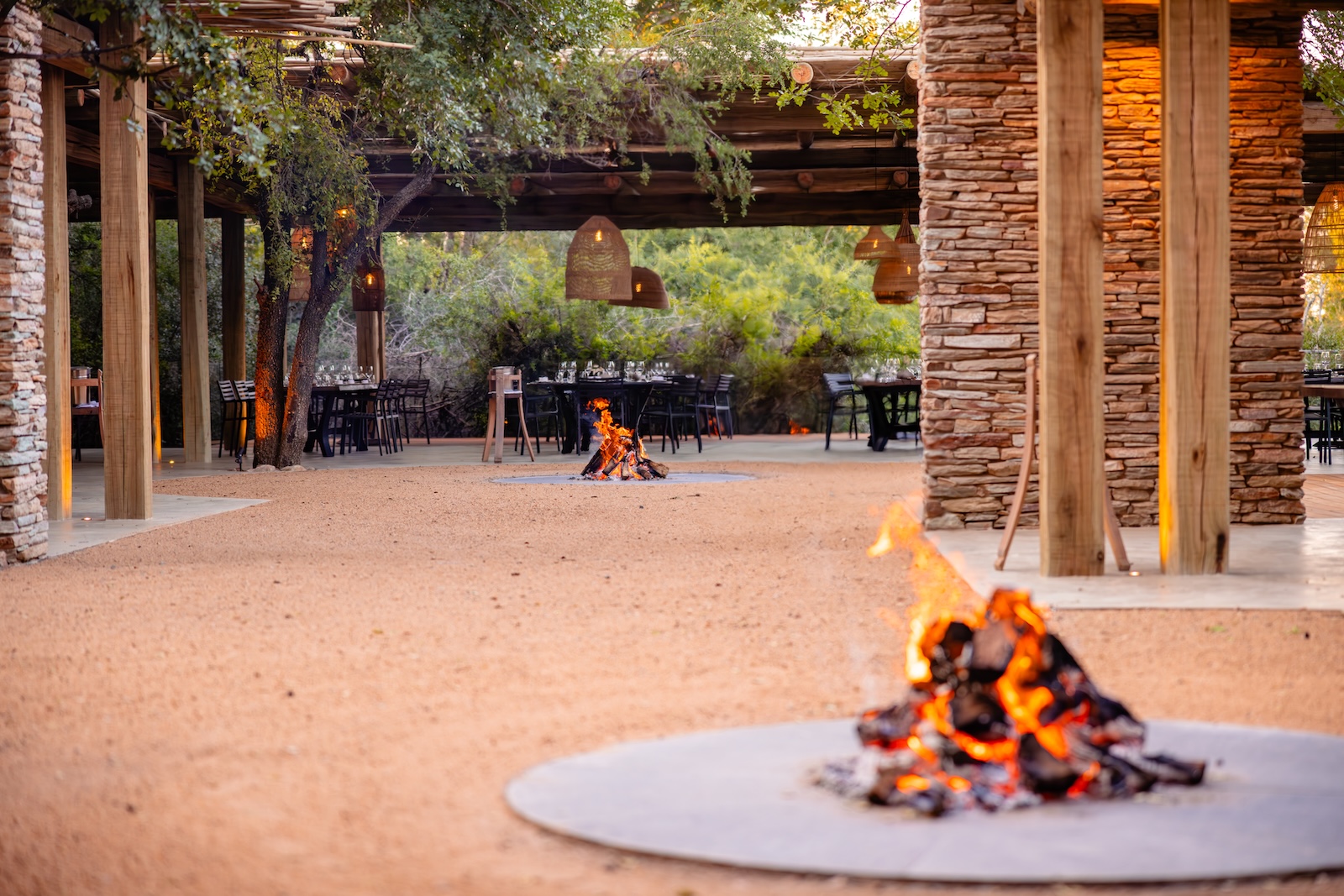 Kapama Boma fire pits