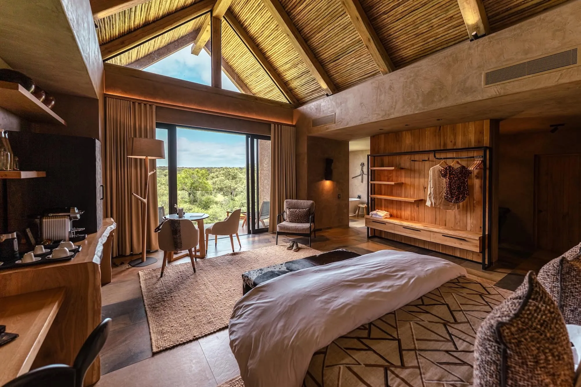 Kapama River Lodge: suite superior Tamboti, vistas desde la última planta