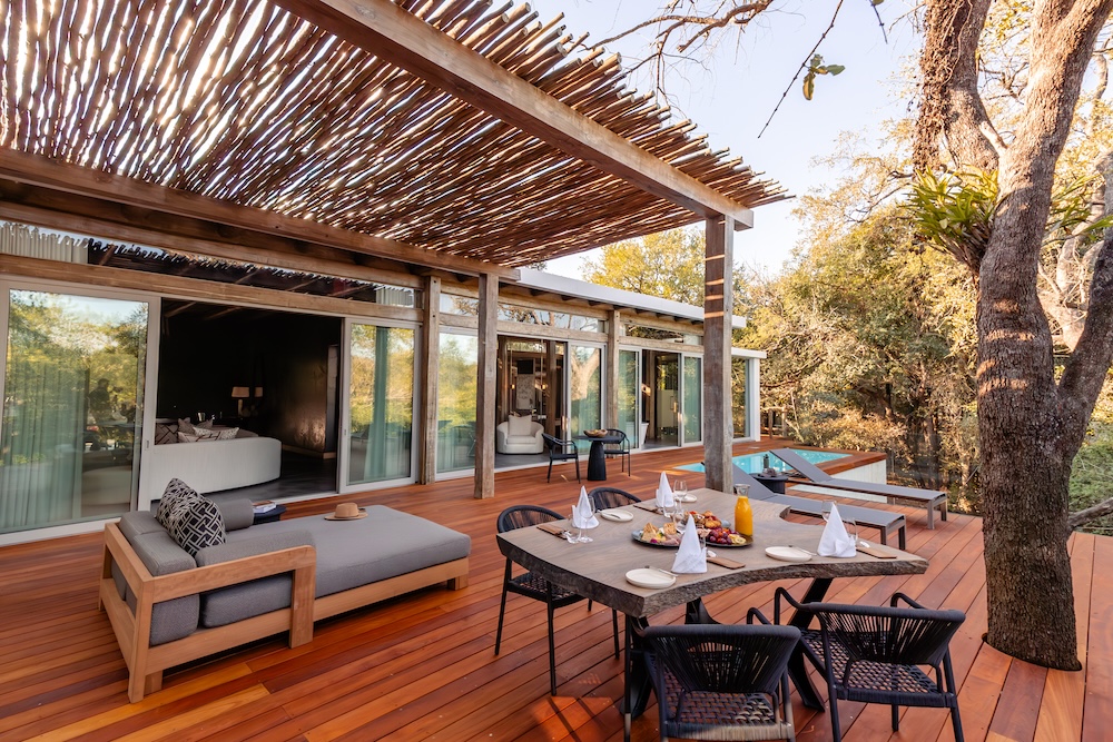 Kapama Karula Family Villa pool and deck Kapama Karula Family Villa pool and deck
