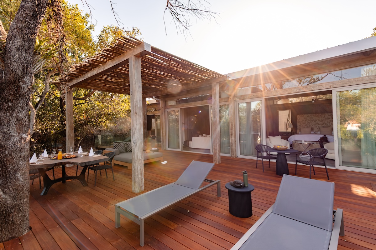 Kapama Karula Family villa deck Kapama Karula Family Villas deck