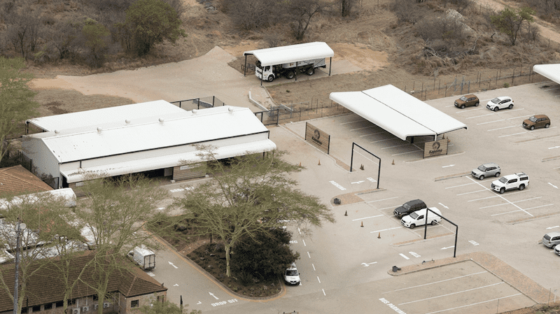 Eastgate Airport Kapama shading