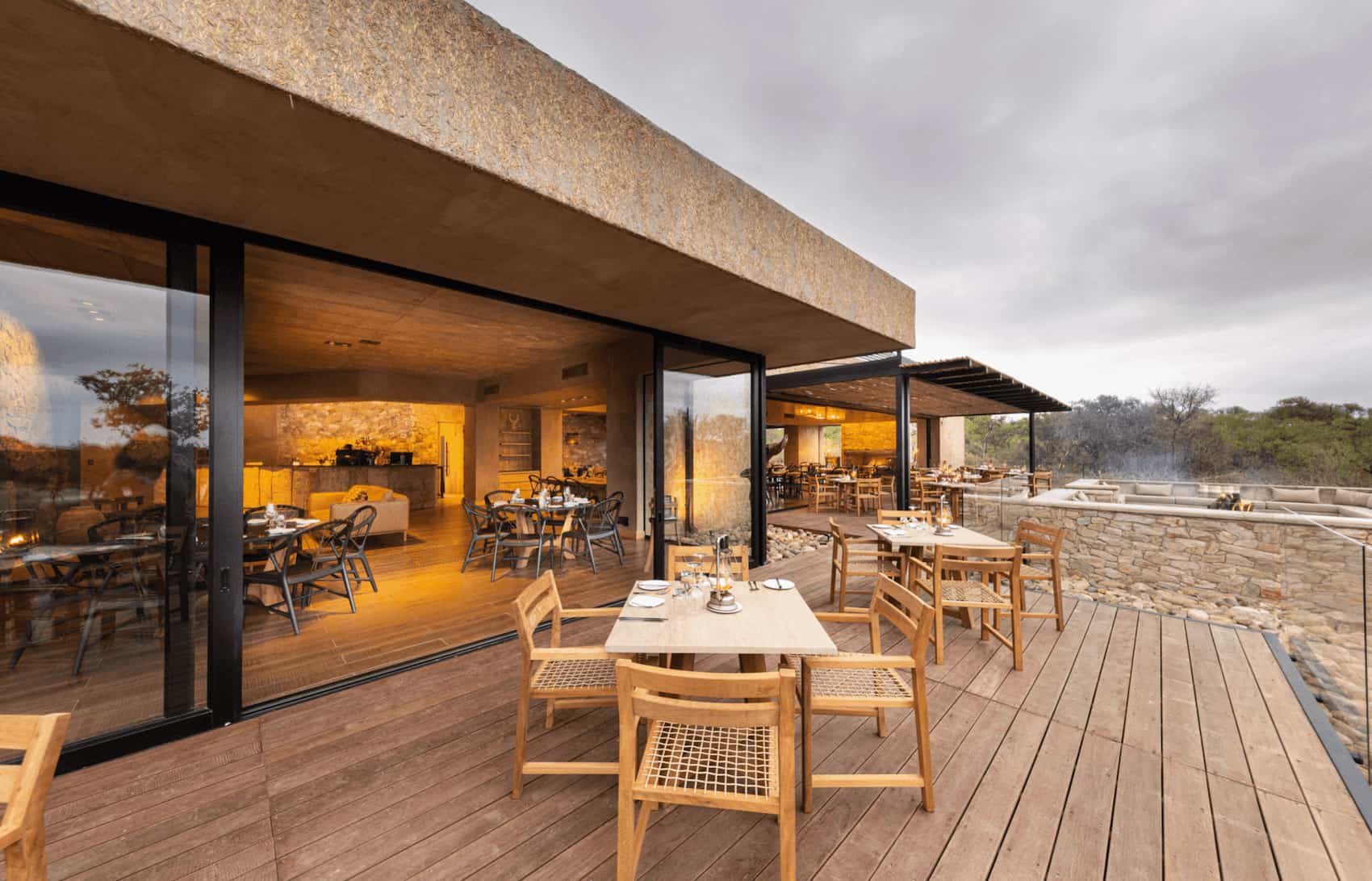 Kapama River Lodge Xitsumbeni deck