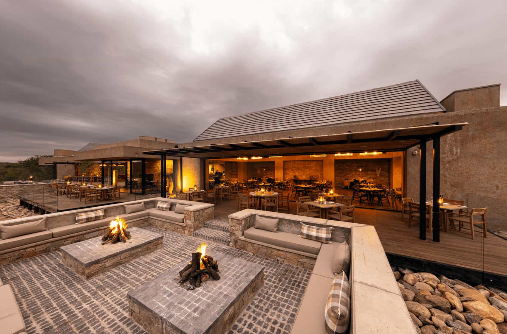 Kapama River Lodge Xitsumbeni fire pits